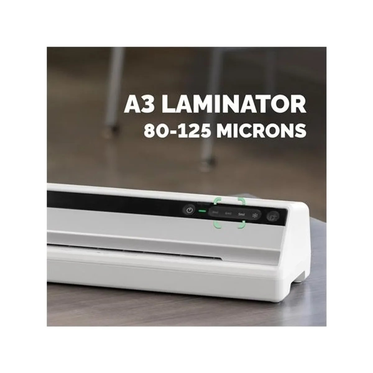 Fellowes 5736001 Saturn 3i A3 80-125 mikron InstaHeat Auto Shut Off #4
