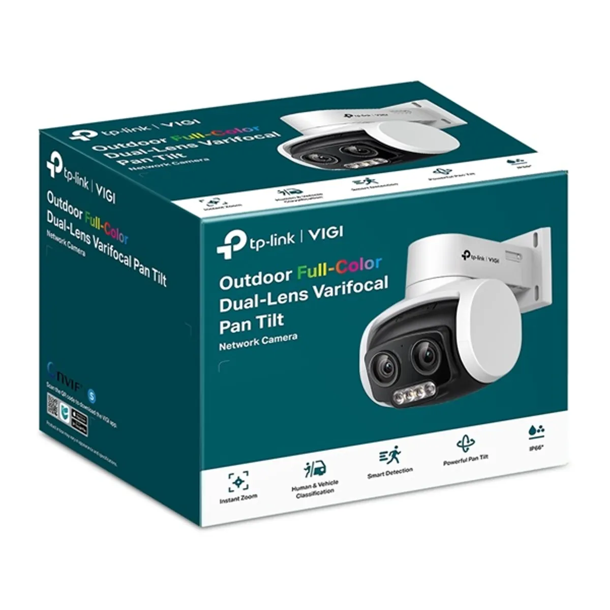 TP-LINK VIGI C540V(4MM) kültéri 4MP IP kamera 3x zoom IR LED 30m IP66 H.265 kétirányú audio PoE microSD #3