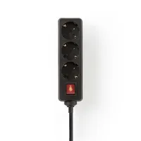 Nedis ESOC315F2BK Elosztó fekete #1