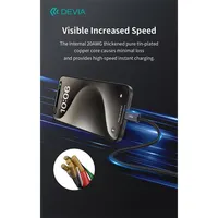 Devia ST108721 Extreme speed PD 240W Type-C Type-C adat és töltőkábel fekete 2 m #5