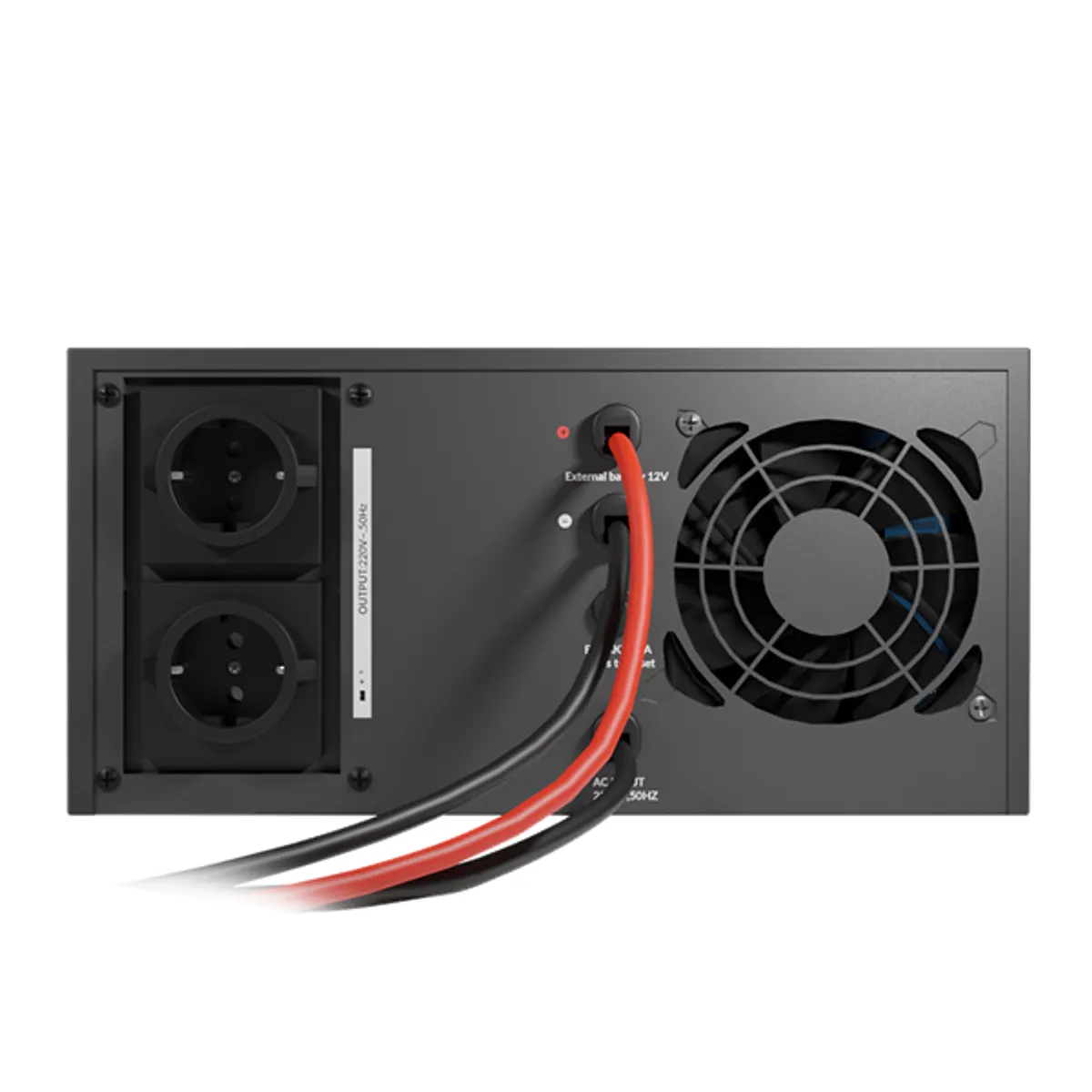 NJOY UPCSTLP812HAICP01B Aira 1200 2x Schuko Line-interaktiv USB-soros #2