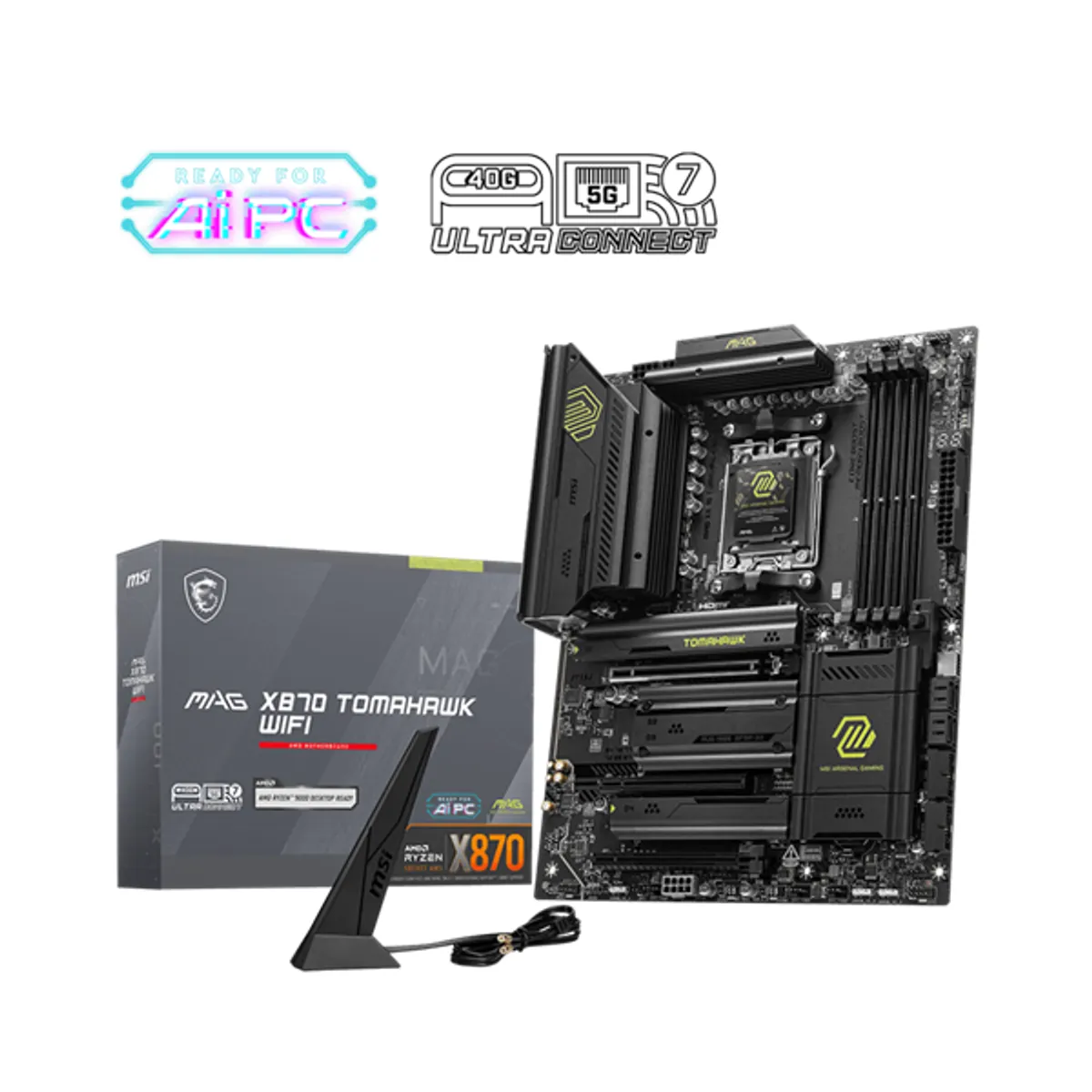 MSI PCC MAG X870 TOMAHAWK WIFI AMD AM5 ATX 3x PCIe x16 DDR5 256GB 7200MHz M.2 HDMI WiFi #1