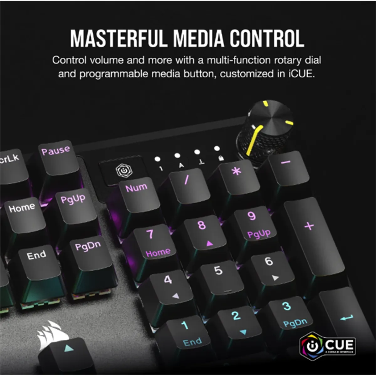 CORSAIR CH-910971E-NA K70 CORE RGB MLX Red 104 gombos US kiosztás teljes méretű #4