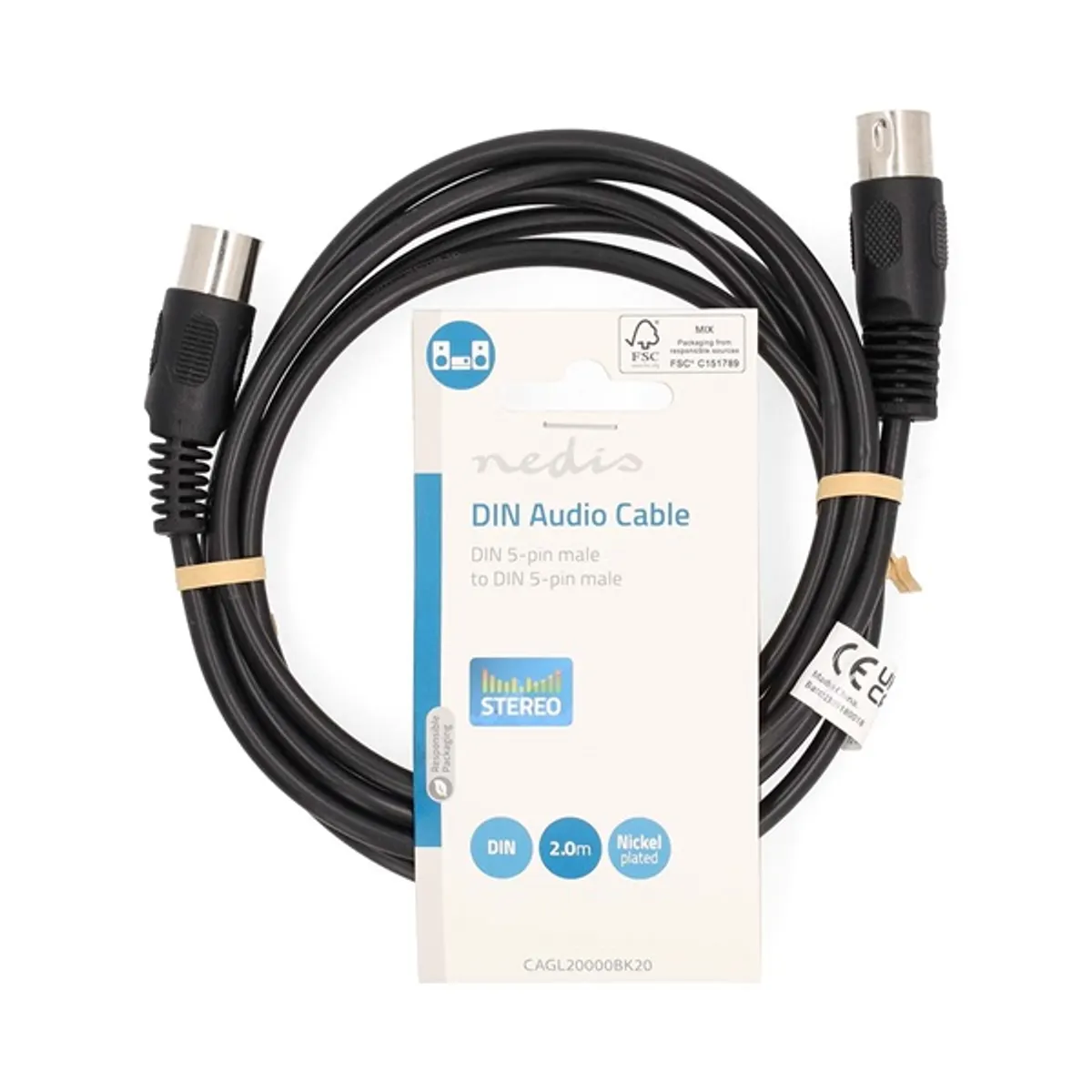 NEDIS CAGL20000BK20 kábel #3