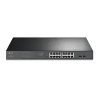 TP-LINK TL-SG1218MPE JetStream 16-Port Gigabit PoE Easy Smart Switch 2xSFP Rack-be szerelhető