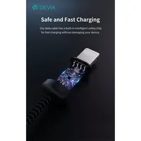 DEVIA ST108035 Gracious v2 2.4A 1m USB Lightning adat- és töltőkábel #5