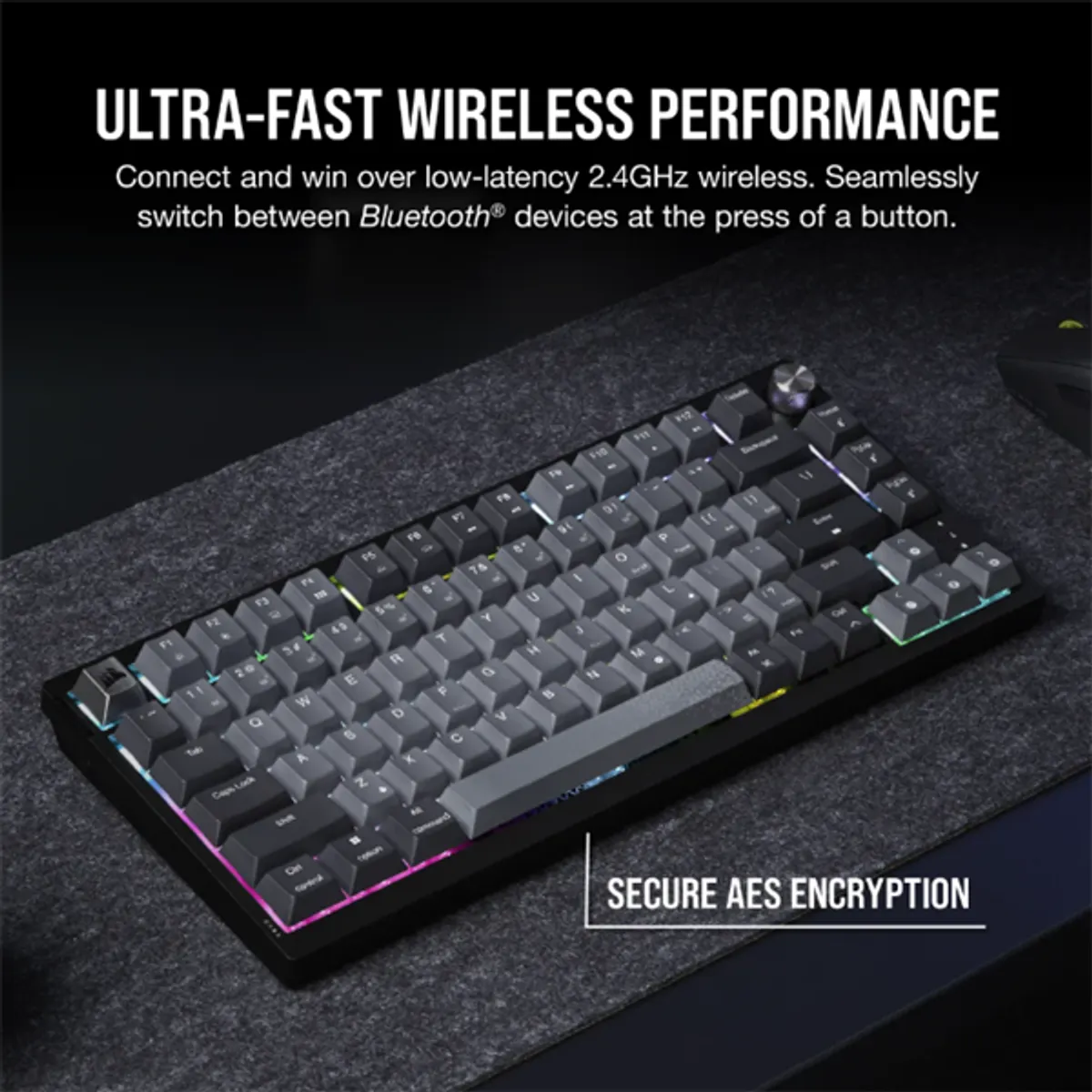 Corsair CH-91D401L-NA K65 Plus Wireless Mechanikus MX red #4
