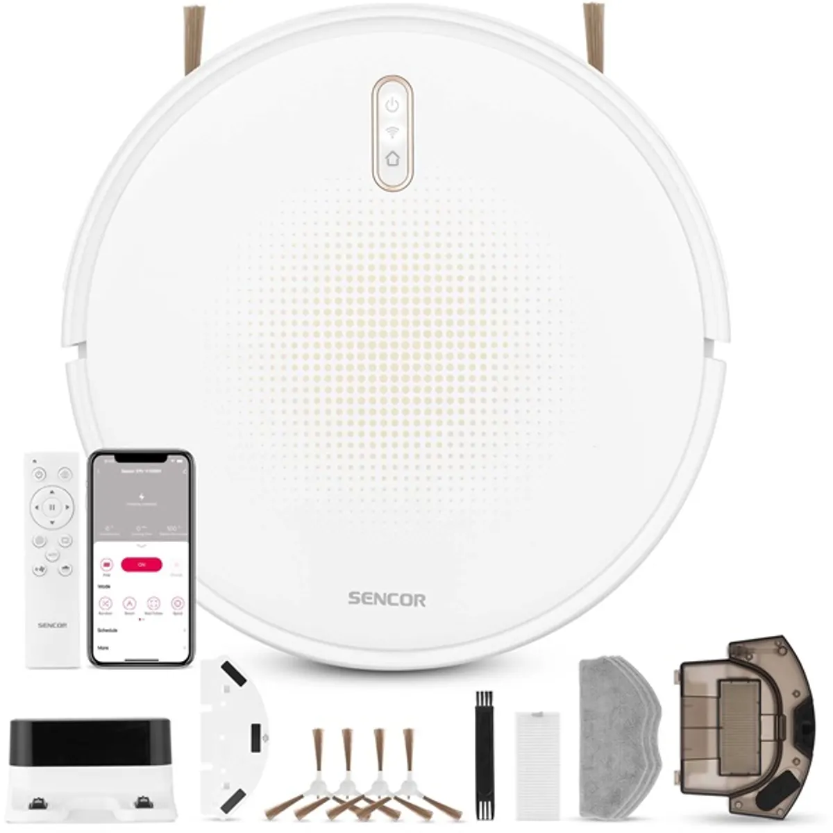 SENCOR SRV 4150WH robotporszívó vezeték nélküli 2in1 #1