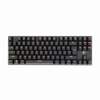 WHITESHARK GK-2106B/BL-HU Commandos mechanikus kék kapcsoló gamer billentyűzet fekete HU USB 2.0 tenkeyless RGB 12 üzemmód #1