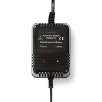Nedis BACCH02 töltő ólomsavas akkumulátorhoz 230 V bemenet 2,3 6,9 13,8 V DC 0,6 A