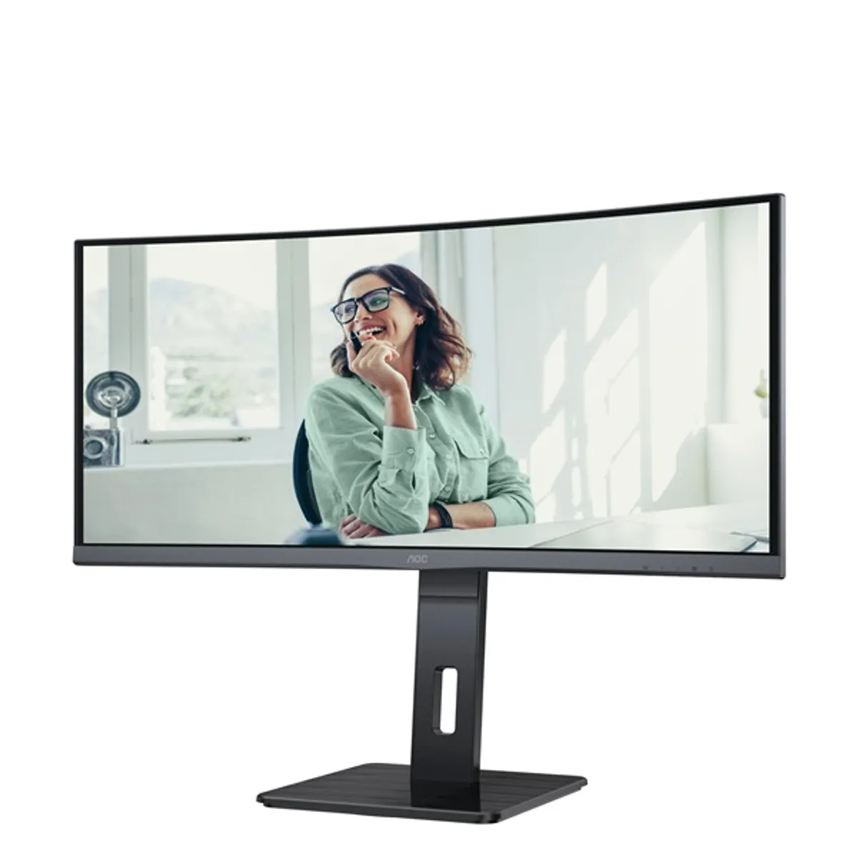 AOC CU34P3CV 34" VA ívelt 3440x1440 21:9 100Hz USB-C 65W beépített hangszóró #3