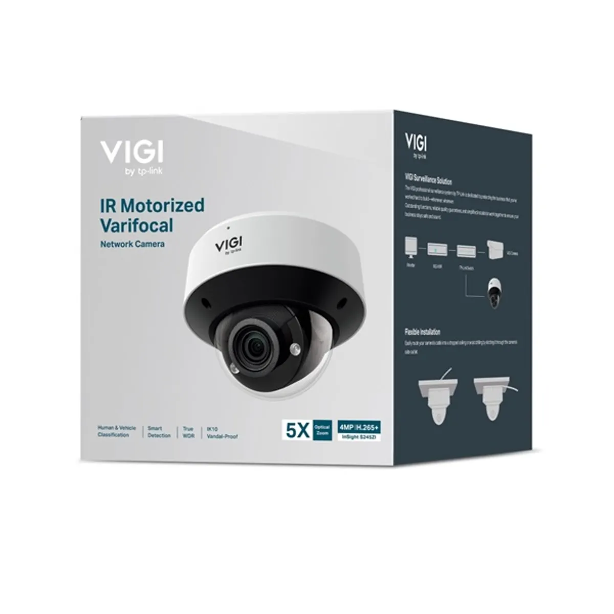 TP-LINK INSIGHT S245ZI InSight S245ZI 4MP, 5x optikai zoom, 2.7-13.5 mm, F1.6, IP67, IK10, PoE, kültéri dóm #2