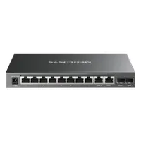 TP-LINK MS112GMP 12-port 1Gb Réz PoE switch 2x SFP 17,85 Mpps 24,0 Gbps nem menedzselhető