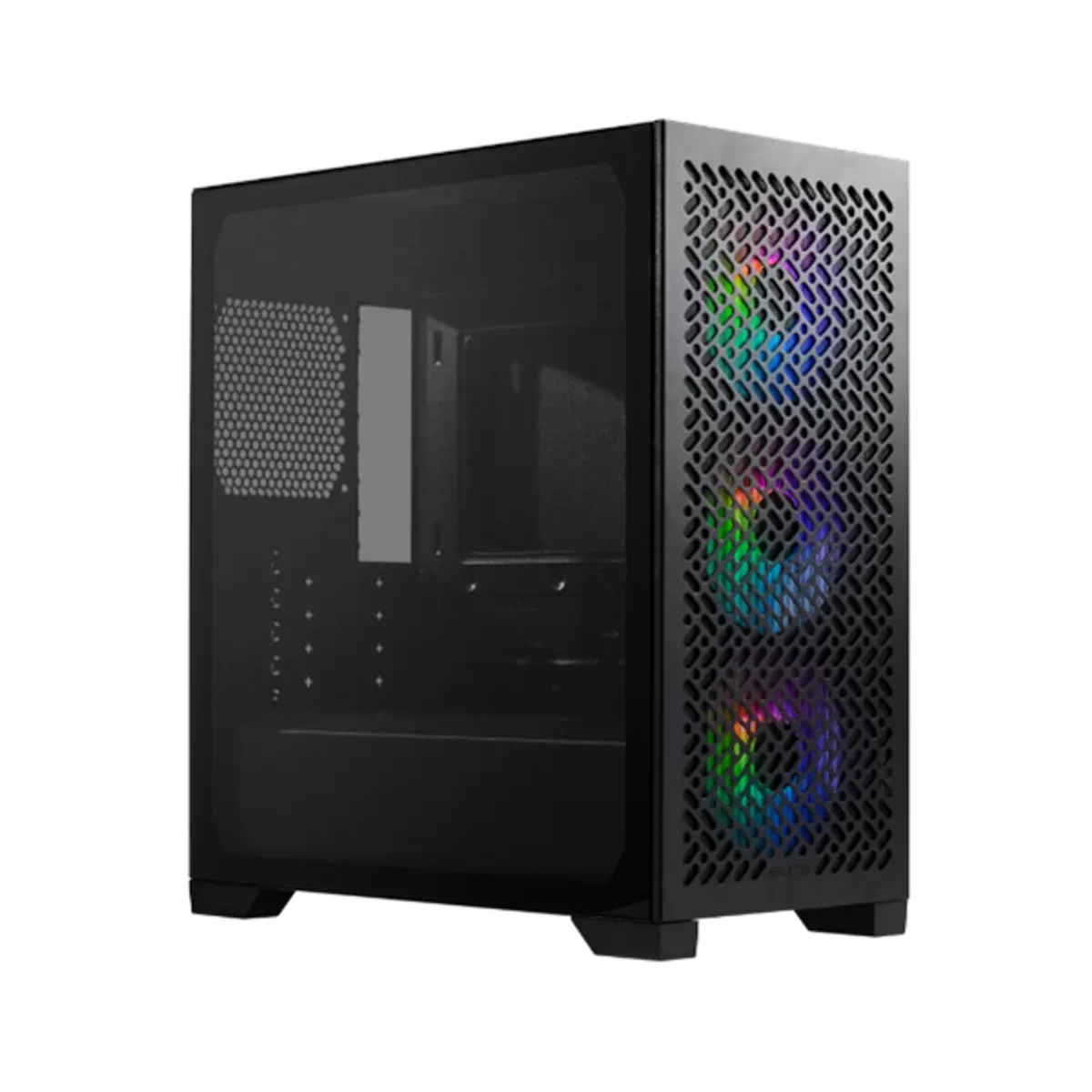 Cooler Master E302-KGNN-S00 Elite 302 Micro-ATX vagy Mini-ITX, fekete, elöl 3x120mm ARGB, táp nélküli #1