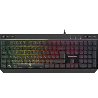 Silverline KB942 gamer billentyűzet membrános RGB háttérvilágítás USB 1.8 m anti-ghosting 19 billentyűk 105 és 10 gyorsbillentyűk levehető double shot sapkák #1