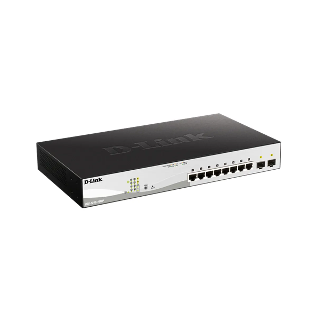 DLINK DGS-1210-10MP-E DGS-1210-10MP-E 8-port poe web-managed rack 2x sfp 256 vlan layer 2 20 gbps 14.88 mpps #1