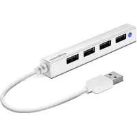 Speedlink SL-140000-WE Snappy Slim 4-portos USB 2.0 hub fehér