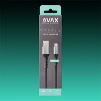 AVAX AVAX_CB401G CB401G USB-A Lightning kábel 1,5m acél szürke #1