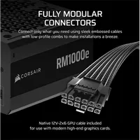 Corsair CP-9020297-EU RM1000e 1000W ATX 3.1 PCIe 5.1 teljesen moduláris Cybenetics Gold #3