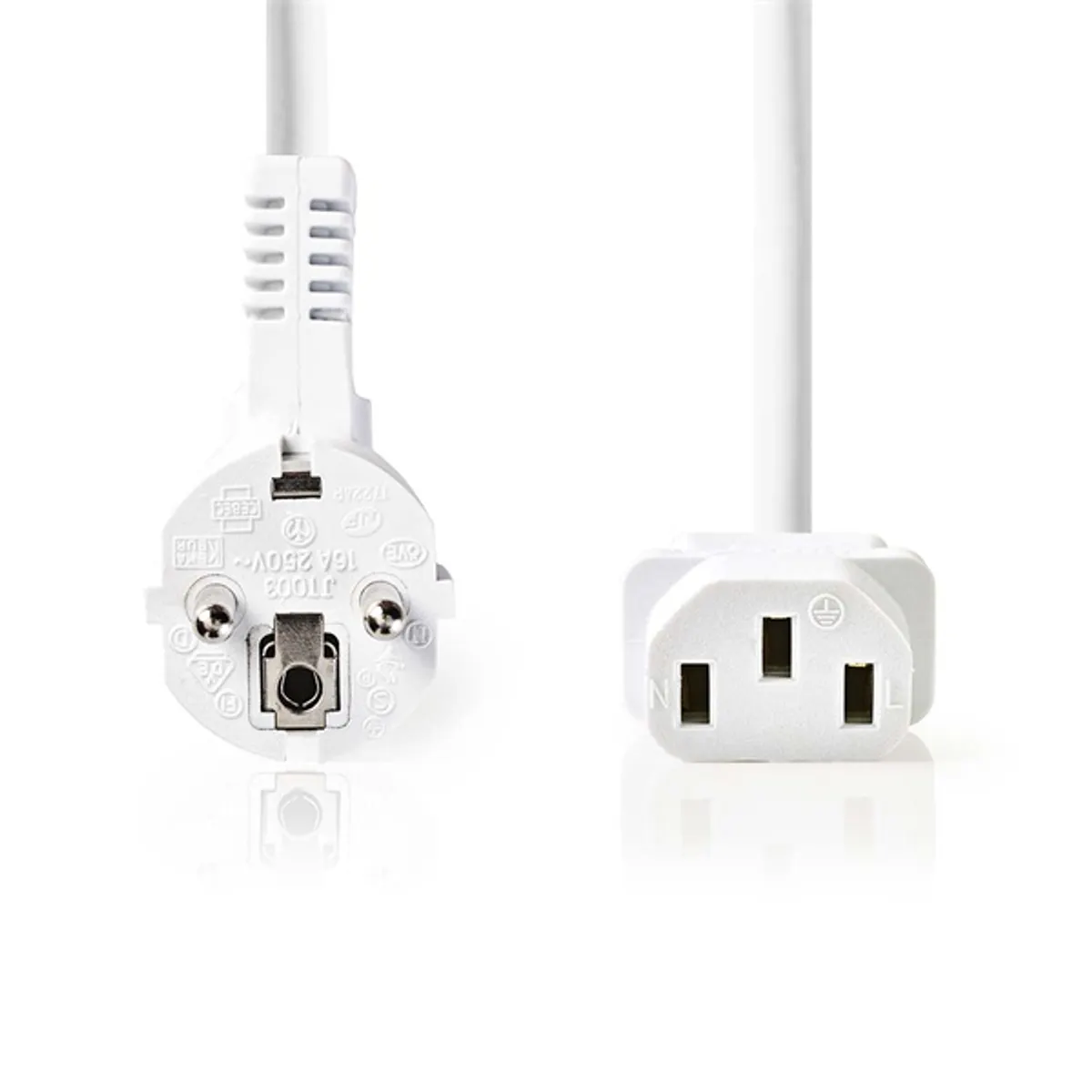 NEDIS CEGL10000WT30 kábel fehér 30 cm #1