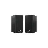Genius SP-HF180 BLACK 2.0 hangszóró 3,5mm Jack USB 6W RMS 2"