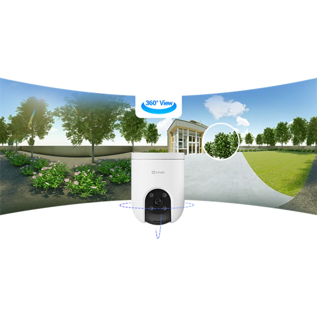 EZVIZ 303103081 Dóm kamera 2880x1620 RJ45 1 Kültéri színes hálózat és micro USB tápadapter csavarkészlet vízálló készlet fúrósablon #3