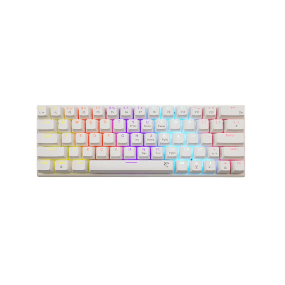 WHITESHARK WS GK-002211V2-W-R-US mechanikus USB 2.0 vezetékes US kiosztás háttérvilágítás #1