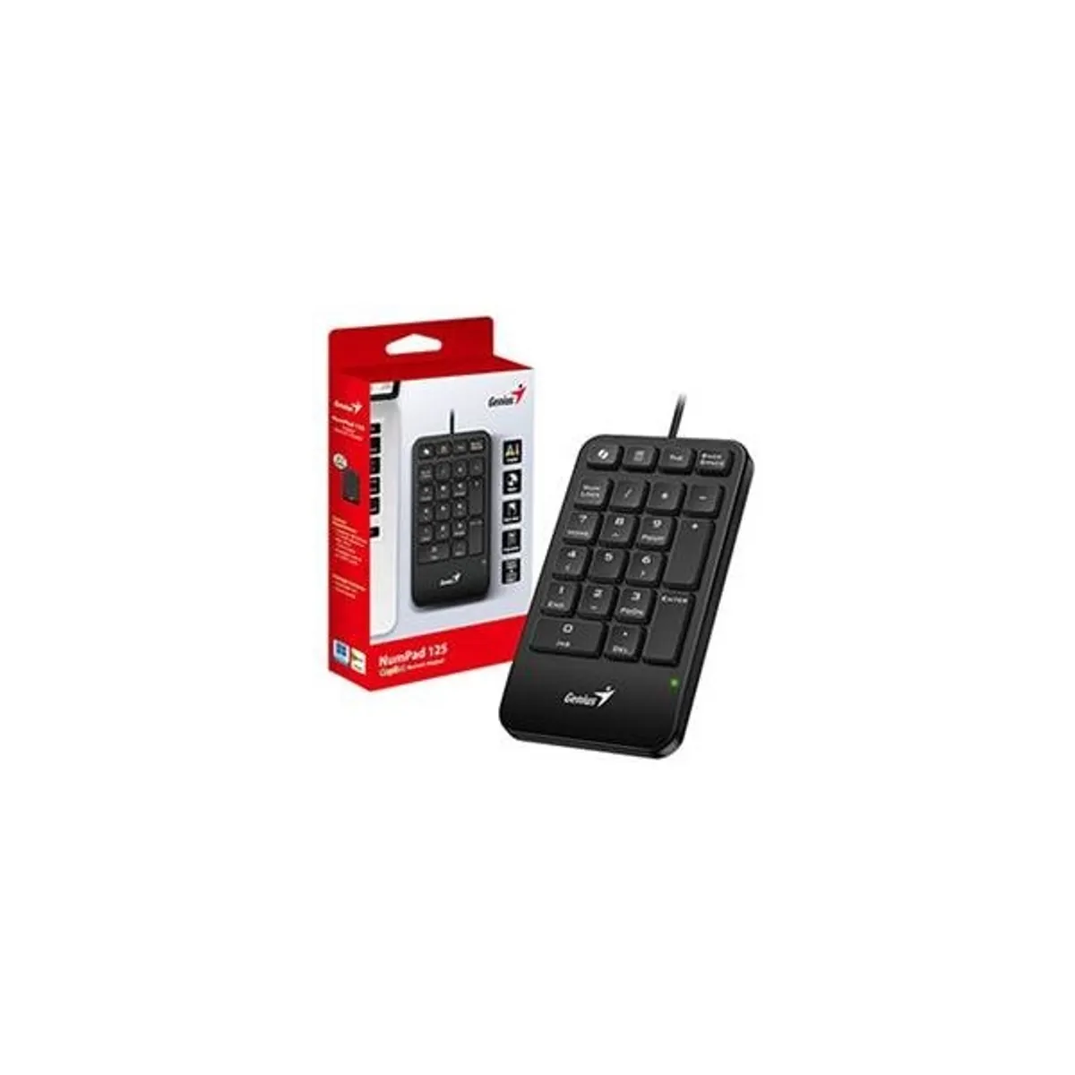 GENIUS NUMPAD 125 numerikus billentyűzet USB HU PC #1