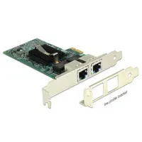 Delock 89944 PCI Express kártya 2x Gigabit LAN RJ45 Intel 82576 PCIe x1 #1