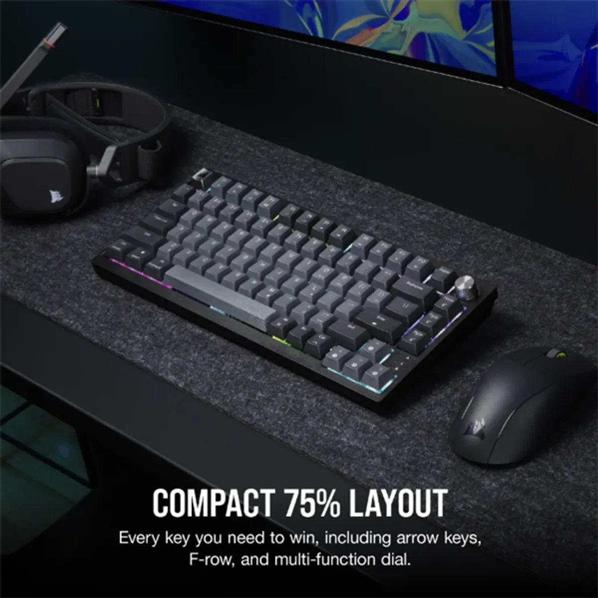 Corsair CH-91D401L-NA K65 Plus Wireless Mechanikus MX red #2