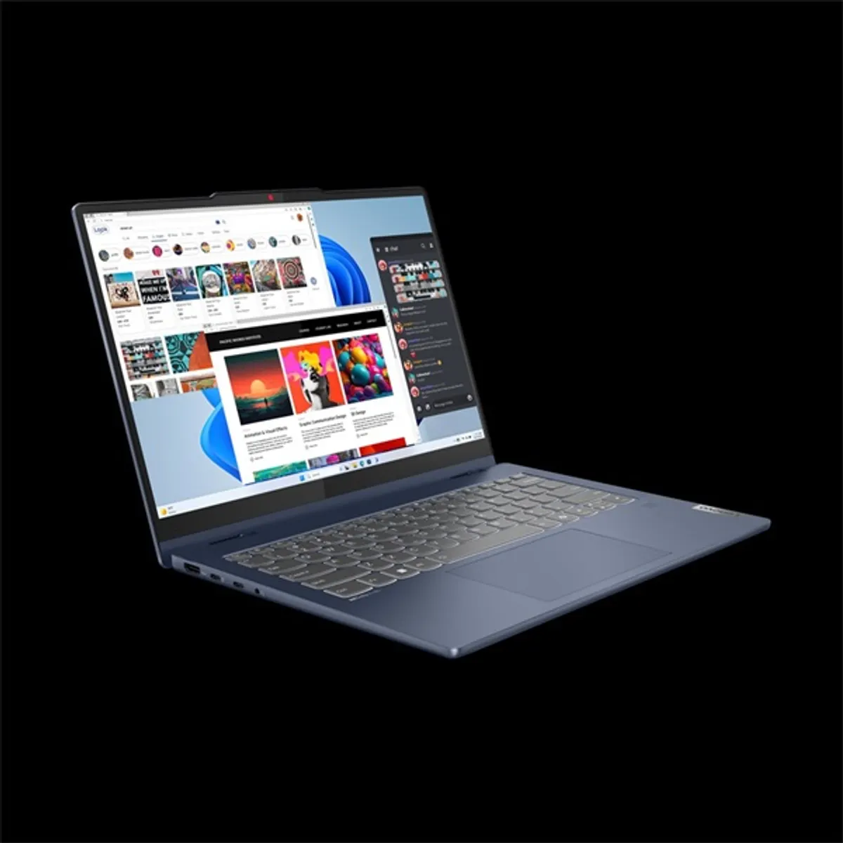 LENOVO-IDEA 83KR001PHV IdeaPad Flex 5 14" 24 GB LPDDR5X SSD 1024 GB Intel Core Ultra 7 255H Intel Arc Graphics 2x USB-C kék érintőképernyős DOS #4