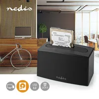 Nedis HDDUSB3210BK HDDSSD dokkoló 2 fiókos 2,5"-3,5" SATA USB 3.2 Gen1 #7