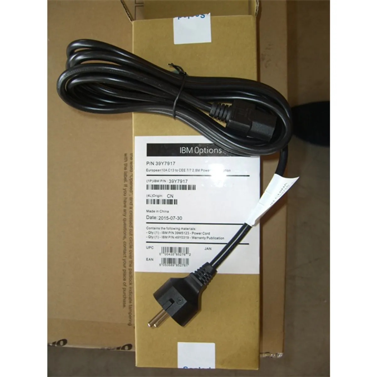Lenovo srv 39Y7917 tápkábel C13-CEE 7-7 2,8 m fekete #1
