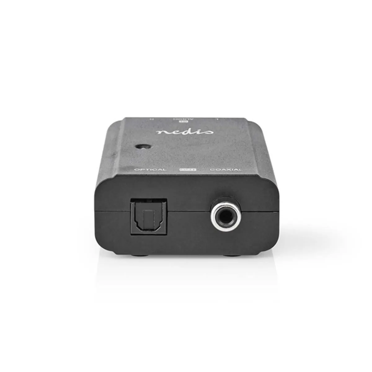 Nedis ACON2508BK analóg - digitális audio konverter 2x RCA bemenet 1x TosLink kimenet SPDIF kimenet PCM 44.1 48 96 kHz 24-bit USB-tápellátás #5
