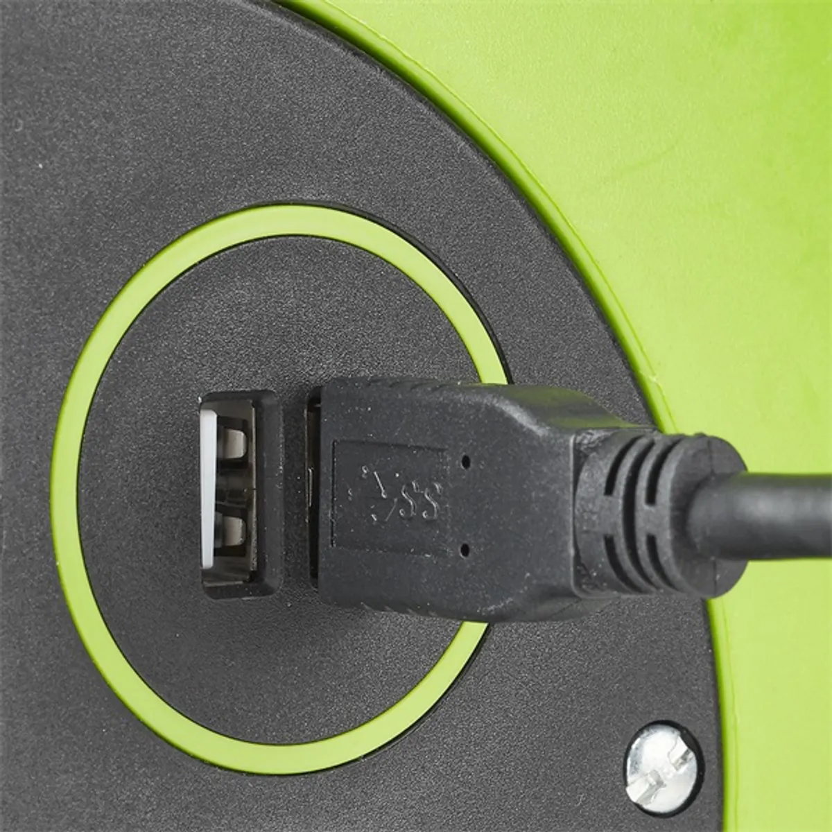 NEDIS PECCR10UFGN kábeldob 10 m 3x Schuko aljzat 2x USB 12W hőkioldó #4