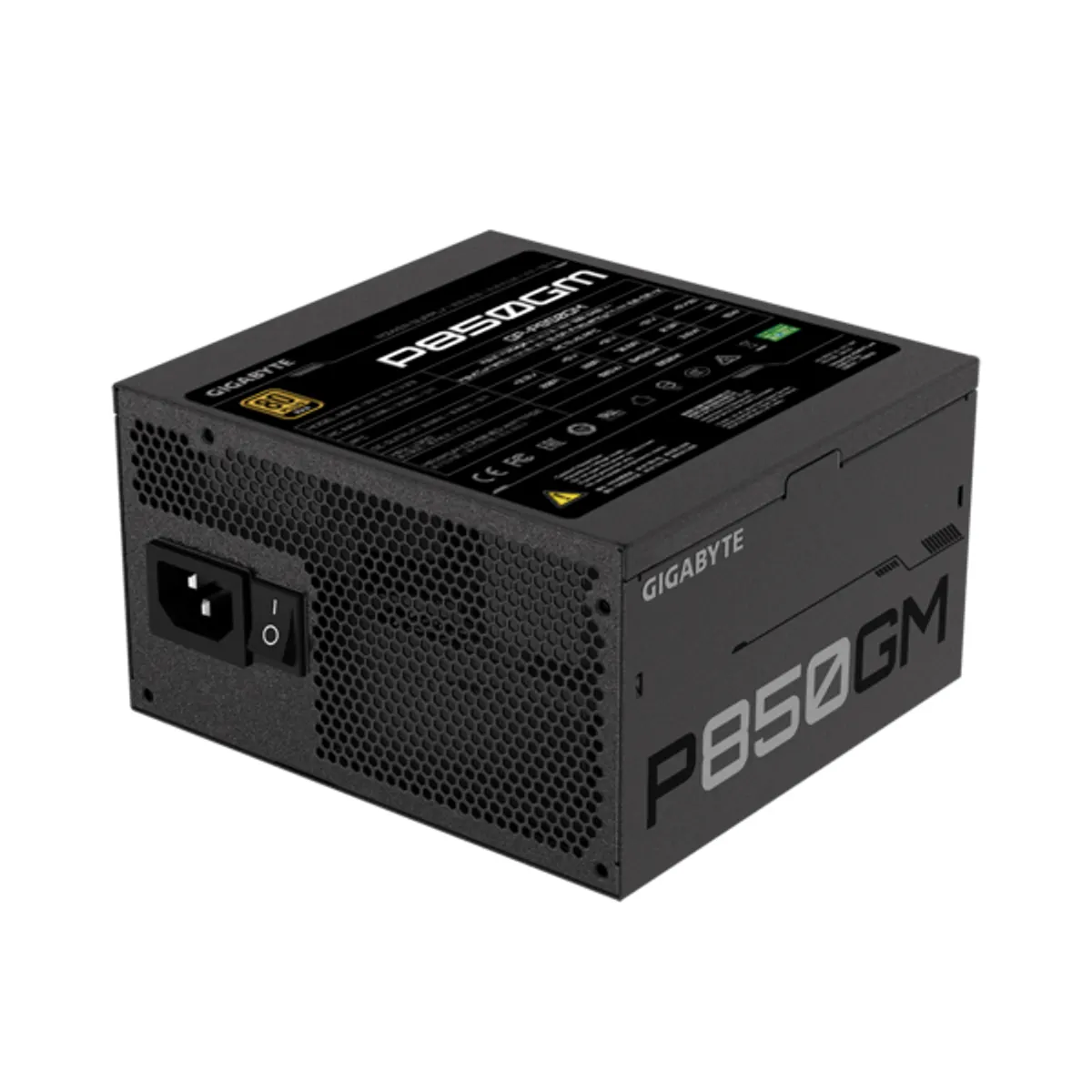 GIGABYTE gp-p850gm moduláris tápegység 850w 80 gold hyb 120 mm ventilátor 8 sata 4 molex 4 floppy #4