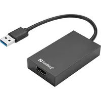 SANDBERG 134-42 USB-A 3.0 to HDMI konverter DisplayLink DL3500 USB powered #1