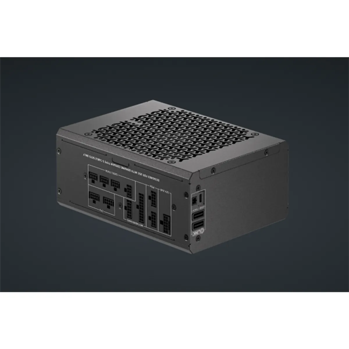 Corsair CP-9020267-EU HX1200i SHIFT 1200W Cybenetics Platinum Fully Modular iCUE LINK Zero RPM mód ATX 140 mm #1