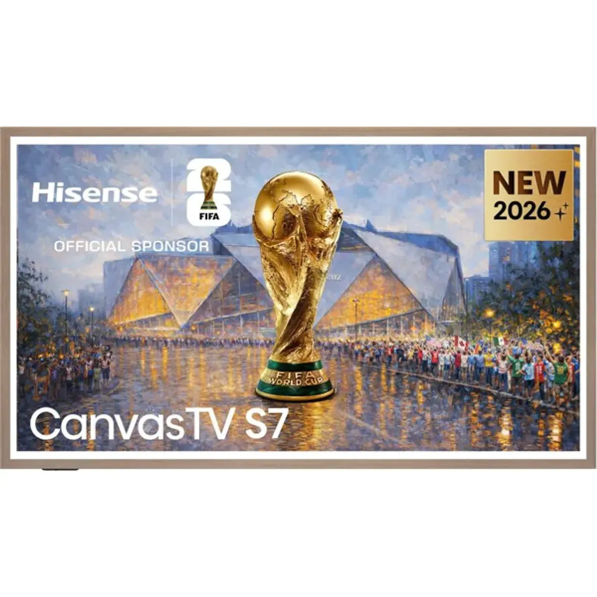 HISENSE 65S7S 65" 4K UHD QLED Canvas tévé 144Hz HDMI 2.1 eARC VRR DTS Virtual X #1