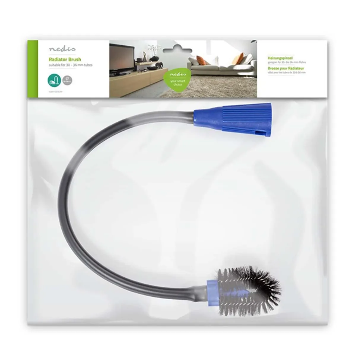 Nedis VCBR110FBVAR radiátorkefe 30-36mm rugalmas univerzális #3
