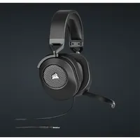 CORSAIR CA-9011270-EU HS65 Surround 50 mm meghajtók, Dolby Audio 7.1, USB adapter, iCUE SoundID, 3,5mm csatlakozás