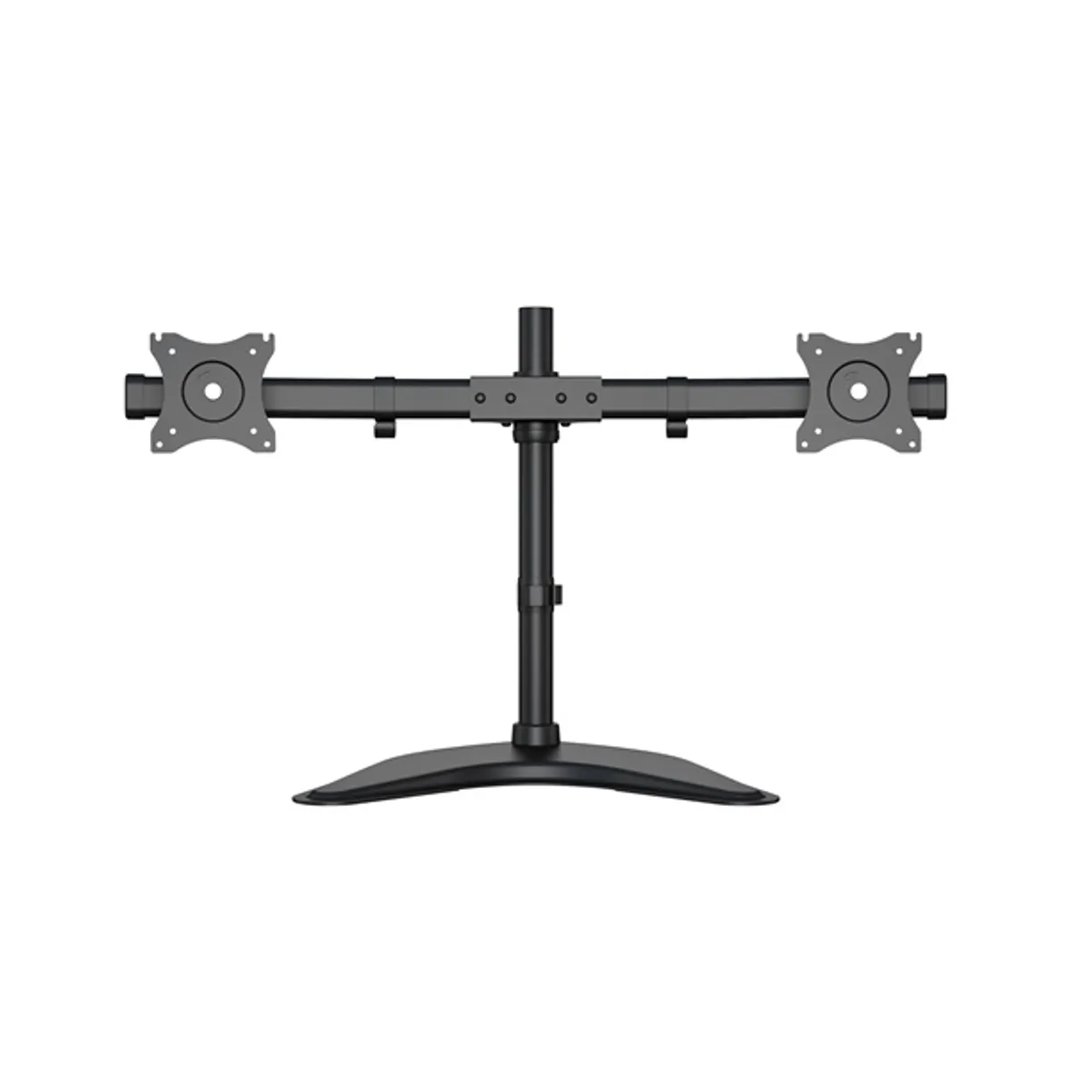 MULTIBRACKETS 7350073733330 M Deskstand Basic Dual 15-27" fekete 75x75 100x100 mm, 8 kg, magasság 100-450 mm, tilt 45 fok, forgó 360 fok #2
