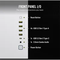 CORSAIR CC-9011258-WW 6500X kétkamrás fehér edzett üveg #6