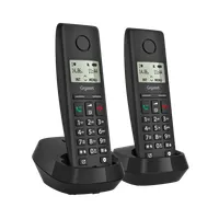 GIGASET L36852-H3106-S201 Pure 200 Duo DECT 2 kézibeszélő fekete #9