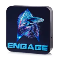 NUMSKULL NS3575 \"Star Trek\" 3D lámpa PVC USB-kábel tartalmazva hangulatvilágításra