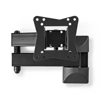 NEDIS TVWM31BK dönthető fali TV-tartó 10-32" VESA 75x75 100x100 200x100 200x200 0-15 fok 0-180 fok faltávolság 68-370 mm 1 monitor 30 kg 3 forgáspont #4