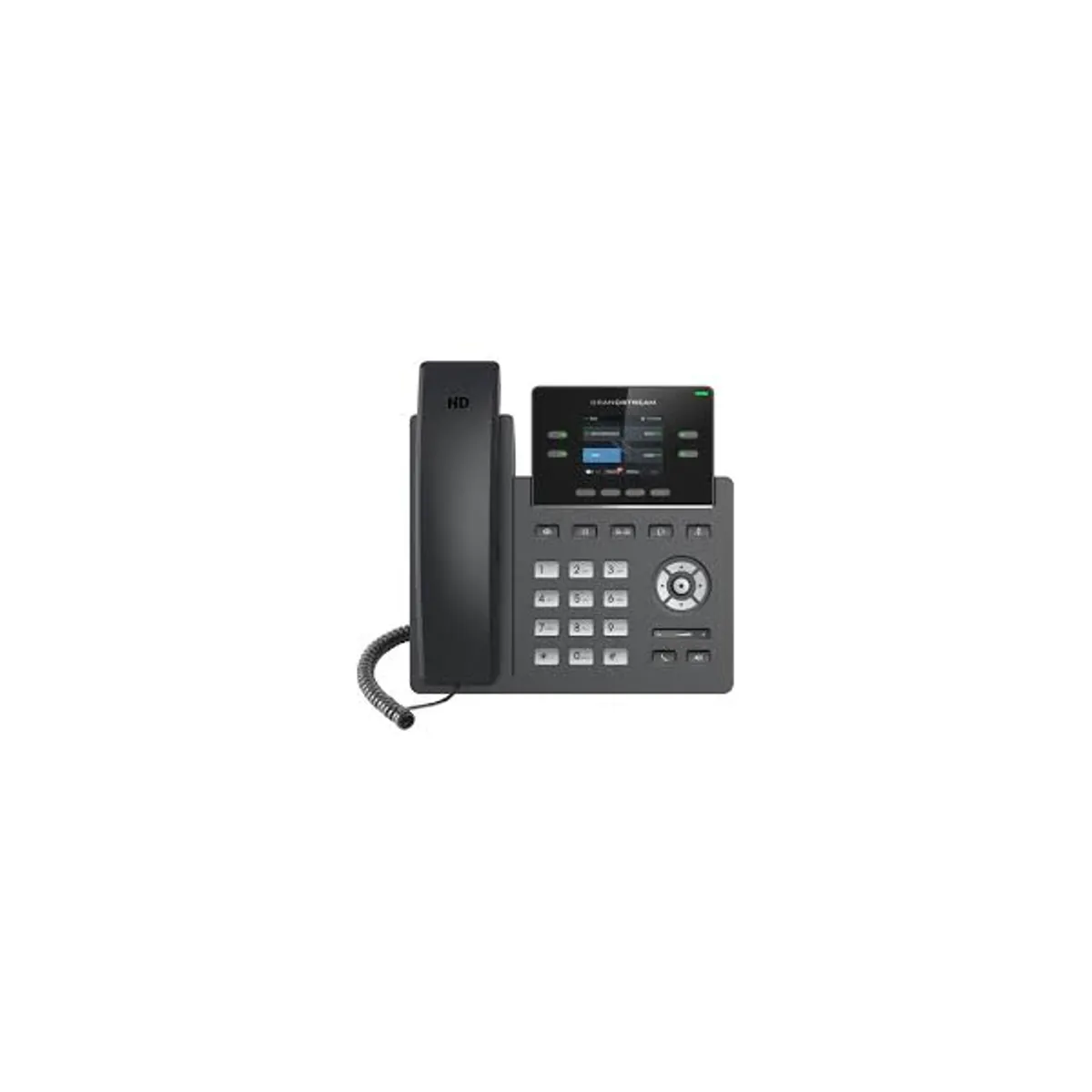 Grandstream GRP2612P 2-soros carrier-grade hd poe voip telefon fekete #1