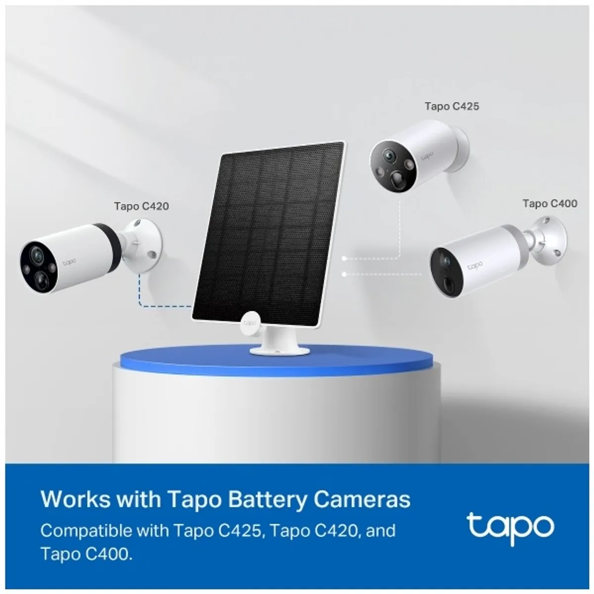 TP-LINK TAPO A200 Tapo A200 napelem 5,2 V 4,5 W micro usb állítható tartóval #1