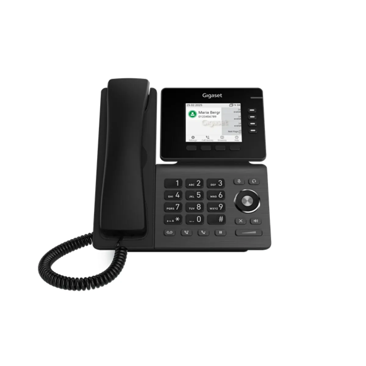 GIGASET S30853-H4107-R101 P810B IP PRO 3.36" TFT kijelző, PoE, bluetooth 5.2, 2x RJ45, 12 SIP fiók, fekete #2