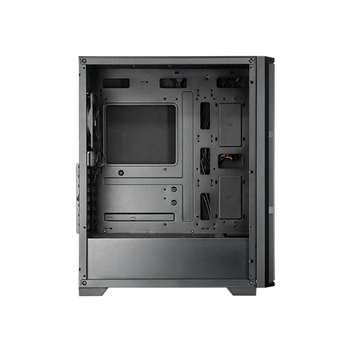CHIEFTEC AS-02B-OP Pro Midi Q ATX mATX Mini-ITX támogatás belső 3x2.5 és 2x3.5 lemezhely USB-C USB 3.0 USB 2.0 fekete 165 mm #4